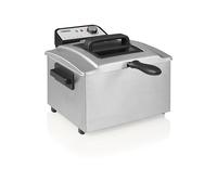 Princess Freidora, 5 litros de capacidad, 3270 W, tecnología de zona fría, ventana de visualización, acero inoxidable, doble termostato, fácil de limpiar, piezas desmontables, 01.184090.01.001