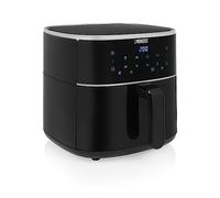 Princess Freidora de aire caliente 6L, 1500W, capacidad de 6 litros, pantalla táctil LED, cesta extraíble, termostato ajustable, negro