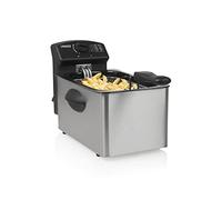 Princess Freidora Eléctrica, 4 L, 2000 W, Zona Fría, hasta 800 g | Cubeta interior esmaltada extraíble, Termostato de 130 °C a 190 °C, Piezas aptas para lavavajillas, 01.182642.01.001