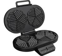 Princess Gofrera con Forma de Corazón, 10 Gofres, 1200W, Termostato Ajustable, Antiadherente, Asa Fría, Protección Sobrecalentamiento, Fácil Limpieza, Almacenamiento Vertical, 132384