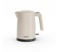 Princess Hervidor de agua Wave, 1,7 L, 2200 W, Base 360°, Filtro Extraíble | Apagado automático, Carcasa beige, Recogecables, Cable 0,7 m, Controlador Strix, 01.236048.01.001