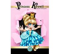 Princess Kawaii: Greyscale Coloring Book