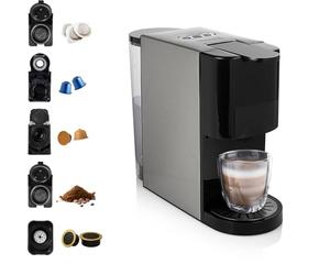 Princess Macchina Caffè Multi Capsule 5 in 1 - 19 bar - Adatta per diversi tipi di caffè - Nespresso, Dolce Gusto, Lavazza a Modo Mio e E.S.E. - 0.8 L - 1450 W - 249451