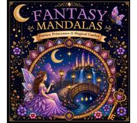 Princess Mandala Coloring Book for Girls Ages 8-12: Over 50 Magical Mandalas with Princesses, Enchanted Castles, Unicorns and Fantasy