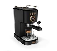 Princess Máquina de Espresso, 1100W, 20 Bares, Calentador de Tazas, Boquilla de Vapor, Depósito 1,2L, Para Café Molido y Cápsulas, Fácil de Limpiar, Apagado Automático, 01.249417.01.001