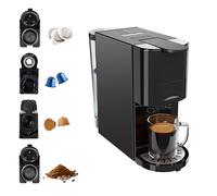 Princess Máquina multicápsula, bomba italiana de 19 bares, depósito de agua de 800 ml, compatibilidad 4 en 1, 1450 W, compatible con Nespresso® y Dolce Gusto®, sin BPA, piezas desmontables, 249454