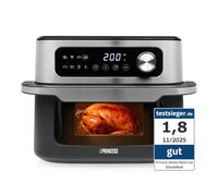 Princess MaxiCrisp Freidora de Aire Caliente, 10 L de capacidad XXL, 1700 W, 8 Programas Automáticos, Pantalla Digital, Crujiente Con Poco Aceite, Sin PFAS, Fácil de Limpiar, 182262