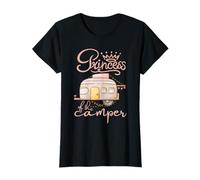 Princess of Camper VR Van Camping Girl Camiseta