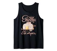 Princess of Camper VR Van Camping Girl Camiseta sin Mangas