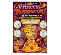 Princess Pepperoni Is Not Amused - A Royal Pizza Coloring Disaster: Funny Coloring Book for Kids & Seniors with 85 Moody Pizza Princesses, Big ... | ADHD, Autism & Calm Activity | 173 Pages