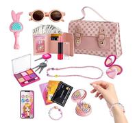 Princess Play Handbag, Cute Portable Dress Up Purse, Mini Carry Toy Bag, Soft Fabric Role Play with Lightweight Feel, Party Holiday Costume Prop, Pretend Bag for Indoor Outdoor Birthday Vacation Use