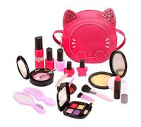Princess Play Makeup Toy, Pretend Makeup Kit for Girls, Makeup Set with Eye Shadow, Lipstick, and Nail Polish, Role Play Toy for Kids to Develop Creativity and Hands-On Ability, Safe and