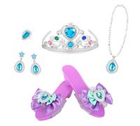 Princess Pretend Jewelry Toy - 1x Cosplay Role Play Supplies | Charming Beauty-Inspired Jewelry Princess Pretend Toy,for Birthday Halloween Holiday Recital Stage Performances School Event Carnival