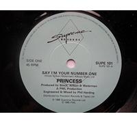 Princess Say I'm Your Number 1 7" Supreme SUPE101 EX/VG 1985 picture sleeve