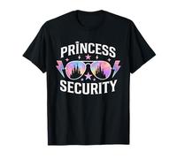 Princess Security Family Match Holiday Squad Guard Divertido papá Camiseta