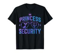Princess Security Funny Mermaid Guard Duty para Family Squad Camiseta