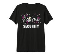 Princess Security - Girl Dad Protector Men's Father Black Camiseta Premium