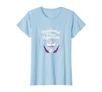 Princess Security: Humor Repelente de príncipe designado Camiseta, Mujer, Azul Bebé, S