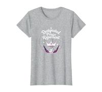 Princess Security: Humor Repelente de príncipe designado Camiseta, Mujer, Gris Jaspeado, XL