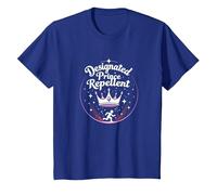 Princess Security: Humor Repelente de príncipe designado Camiseta, Niños, Azul Real, 3 años