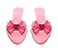 Princess Shoes & Cosplay Crystal Heels - Girls Dress Up Shoes with Comfort Insole, Sparkly Costume Heels for Content Creators, Comic Conventions & Theater Performers, Pink Diamond Princess Shoes, Se