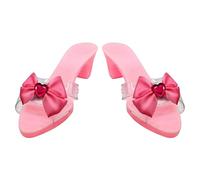 Princess Shoes - Role Playing Crystal, High Heels Footwear | Elegant Costume Performance Accessory, Lightweight Comfortable Stage Prop Design For School Plays Themed Events Costume Parties Mas
