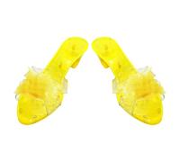 Princess Shoes - Role Playing Crystal, High Heels Footwear | Elegant Costume Performance Accessory, Lightweight Comfortable Stage Prop Design For School Plays Themed Events Costume Parties Mas
