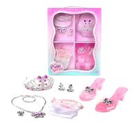 Princess Shoes Set Toddler | Princess Jewelry Boutique Dress Up and Shoe Crowns, Toddler Dress Up Shoes, Crow Princess Shoes Set Toddler - Princess Jewelry Boutique Dress Up and Shoe Crowns - Toddler