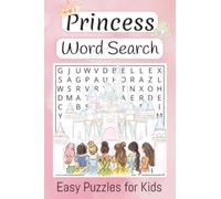 Princess Themed Word Search: 50+ Puzzles of Princess Fun for Kids | 4x6