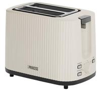 Princess Tostadora, 2 Rebanadas, 930 W, 7 Niveles de Tostado | Bandeja recogemigas extraíble, Función descongelación, Centrado automático, 01.142337.01.001