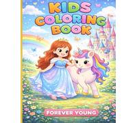 Princess & Unicorn Coloring Book for Kids: Magical Fairytale Adventures for Ages 3-6