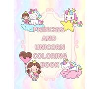 Princess & Unicorn Coloring Book: Fun Activity Coloring Book For Children