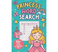 Princess Word Search Book: Discover East-to-read puzzles about princesses, castles, fairy tales and more | 6x9 inches, 75 pages | 50+ Puzzles.. gift for Princesses, Princes & frogs!