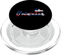 Princessa Princess Dominican Republic Flag Gift For Women PopSockets PopGrip para MagSafe