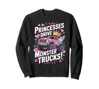 Princesses Drive Monster Trucks - Cute Power Sudadera