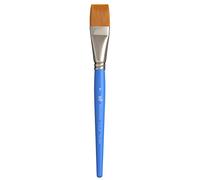 Princeton Art & Brush Princeton Select Sintético Mango Corto Plano Aguada 1 Pulg, Flat Wash, 1"