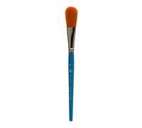 Princeton Art & Brush Artiste Paintbrushes Princeton Select Sintético Mango Corto Ovalado Pulg, Madera, Marrón, Oval Wash 3/4"