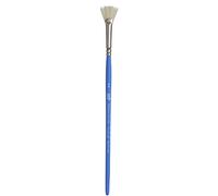 Princeton Artist Brush Princeton Select Sintético Mango Corto Cerda Abanico Nº 2, Azul, Fan Natural 2
