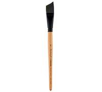 Princeton Brush Catalyst Polytip Short Handle Bristle Brush, Angle Shader, 3/4"