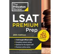 Princeton Review LSAT Premium Prep, 28th Edition: 3 Real LSAT PrepTests + Strategies & Review + Updated for the New Test Format (Graduate School Test Preparation)