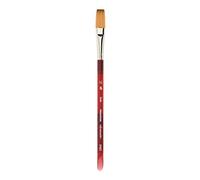 Princeton Velvetouch Artiste, Mixed-Media Brush for Acrylic, Watercolor & Oil, Series 3950 Stroke Luxury Synthetic, Size 1/2
