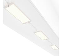 PRINCEWAY Luces LED Cocina bajo Mueble, 3 Lamparas LED Empotrable Blanca con Interruptor de Sensor de Mano sin Contacto para Armarios Interiores, Brillo Regulable, 5 Colores de Iluminación
