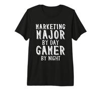 Principal de Marketing por Día Jugador por La Noche Juegos Publicidad Camiseta Premium