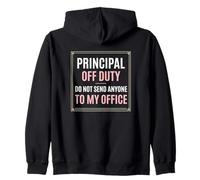 Principal Fuera de Servicio No envíe a Nadie a mi Oficina Sudadera con Capucha