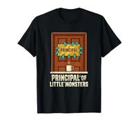 Principal of Little Monsters Maestro Humor Monstruo Halloween Camiseta