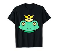 Príncipe de la realeza Rana coronada Camiseta gráfica económica