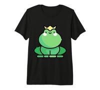 Príncipe de la realeza Rana coronada Camiseta Premium