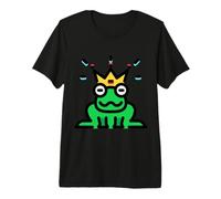Príncipe de la realeza Rana coronada Camiseta Premium