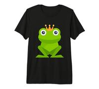 Príncipe de la realeza Rana coronada Camiseta Premium