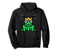 Príncipe de la realeza rana coronada Sudadera con Capucha
